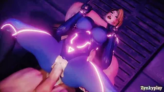 Samus aran she is fucked a big cock and cums inside 4k HD 60fps