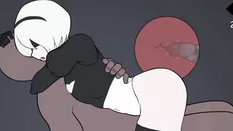 2B with black man (game play 2d)