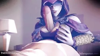 Seris Titty Fuck Cumshot (Twitchy) [Paladins]