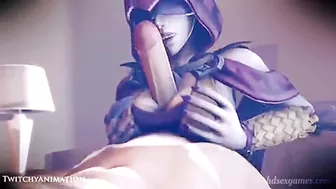 Seris Titty Fuck Cumshot (Twitchy) [Paladins]