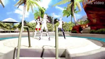 Genshin Impact: 【MMD Dance】Con Calma (Noelle, Amber, Eula).