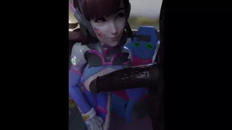 Dva Deepthroat Sucking BBC (loop)