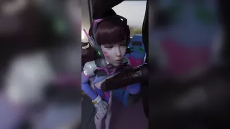 Dva Deepthroat Sucking BBC (loop)