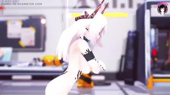 Sexy Android Dancing + Titsjob (3D HENTAI)