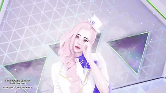 [MMD] LEE SUHYUN - ALIEN Seraphine Sexy Kpop Dance League Of Legends Uncensored Hentai 4K