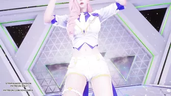 [MMD] LEE SUHYUN - ALIEN Seraphine Sexy Kpop Dance League Of Legends Uncensored Hentai 4K