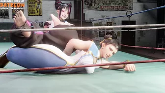 Chun Li vs Juri Han Feet Tickle