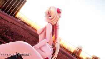 Hololive - Akai Haato Sunset Roof Riding