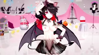 Sexy Teen Succubus Dancing (X-Ray Clothes) (3D HENTAI)