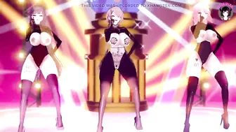 3 Sexy Girls Dancing (Ready To Take BBC)(3D HENTAI)