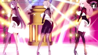 3 Sexy Girls Dancing (Ready To Take BBC)(3D HENTAI)