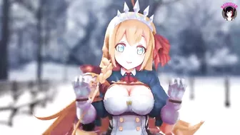 Cute Princess With Big Tits Dancing (3D HENTAI)