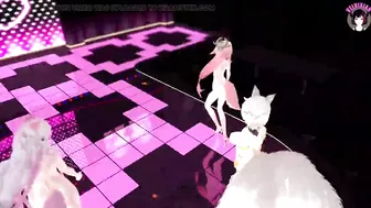 Sexy Cat Girls Dancing Full Nude (3D HENTAI)