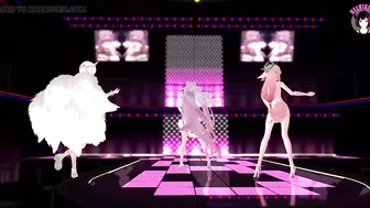 Sexy Cat Girls Dancing Full Nude (3D HENTAI)