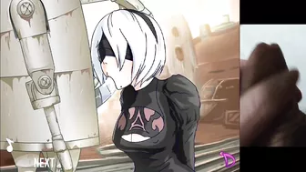 Nier Automata Hentai Derpixon (both endings) jerk off