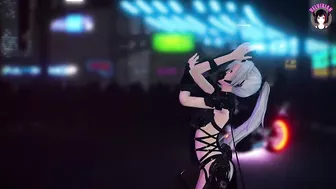 Sexy Dance With Mask + Gradual undressing (3D HENTAI)