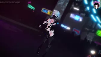 Sexy Dance With Mask + Gradual undressing (3D HENTAI)