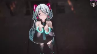 Hatsune Miku With Great Ass Dancing (step by Step Undressing)