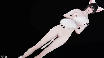 Hikari Pink Cat Japanese Girl Naked Dance