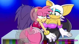 Rouge The Bat Gets Cucked By Amy Rose