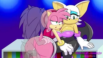 Rouge The Bat Gets Cucked By Amy Rose