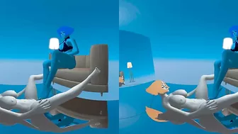 180 VR Lapis Foot Play With Pearl (Both POV's)