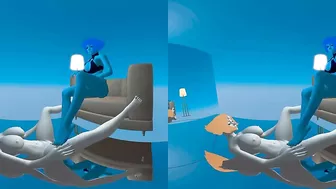 180 VR Lapis Foot Play With Pearl (Both POV's)