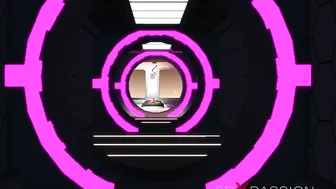 3d sexy shemale fucks a horny girl hard in a space station