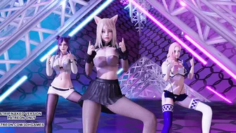 MMD Twice - Breakthrough With Ahri, Kaisa, Seraphine – Sexy Dance