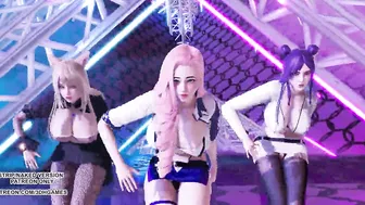 MMD Twice - Breakthrough With Ahri, Kaisa, Seraphine – Sexy Dance