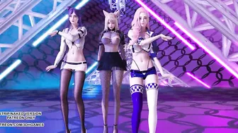 MMD Twice - Breakthrough With Ahri, Kaisa, Seraphine – Sexy Dance