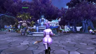 Huge ass shaking by night elf