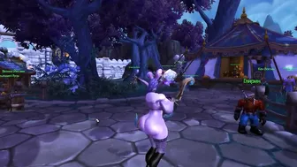 Huge ass shaking by night elf