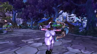 Huge ass shaking by night elf