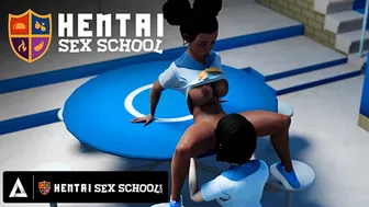 Kinky Hentai Girls Practice On Each Other