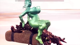 Breeders of the Nephelym - sex testing animation gallery - slime girl monster