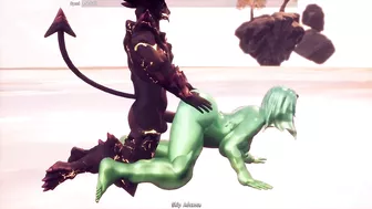 Breeders of the Nephelym - sex testing animation gallery - slime girl monster