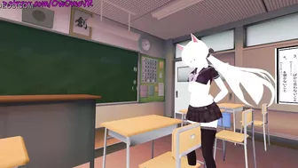 Masturbating in my class room OwO [ VRchat erp, Hentai ] Preview