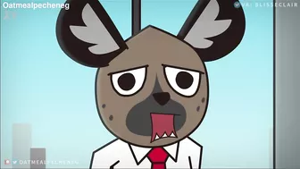 Retsuko and Washimi in AGGRETSUKO