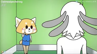 Retsuko and Washimi in AGGRETSUKO