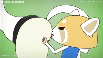 Retsuko and Washimi in AGGRETSUKO