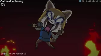 Retsuko and Washimi in AGGRETSUKO