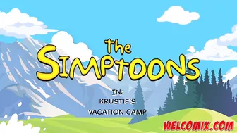 Krustie's Vacation Camp with hot chicks! - The Simptoons