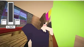 minecraft sex, jenny gives me a blowjob