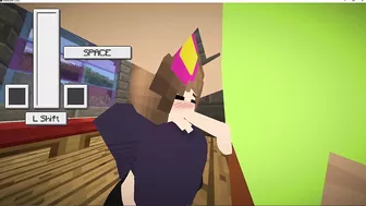 minecraft sex, jenny gives me a blowjob