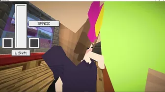 minecraft sex, jenny gives me a blowjob