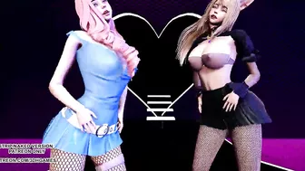 MMD Jun Hyo Seong - Good-night Kiss Ahri Seraphine