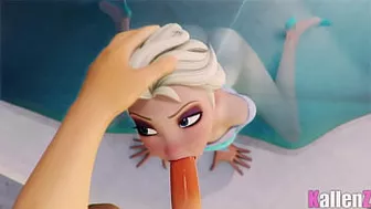 Frozen - Elsa gets a blowjob