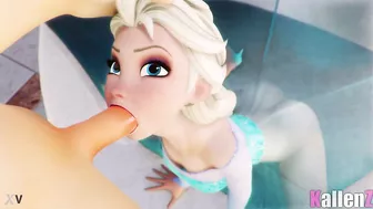 Frozen - Elsa gets a blowjob