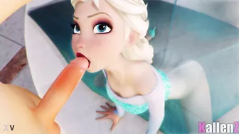 Frozen - Elsa gets a blowjob